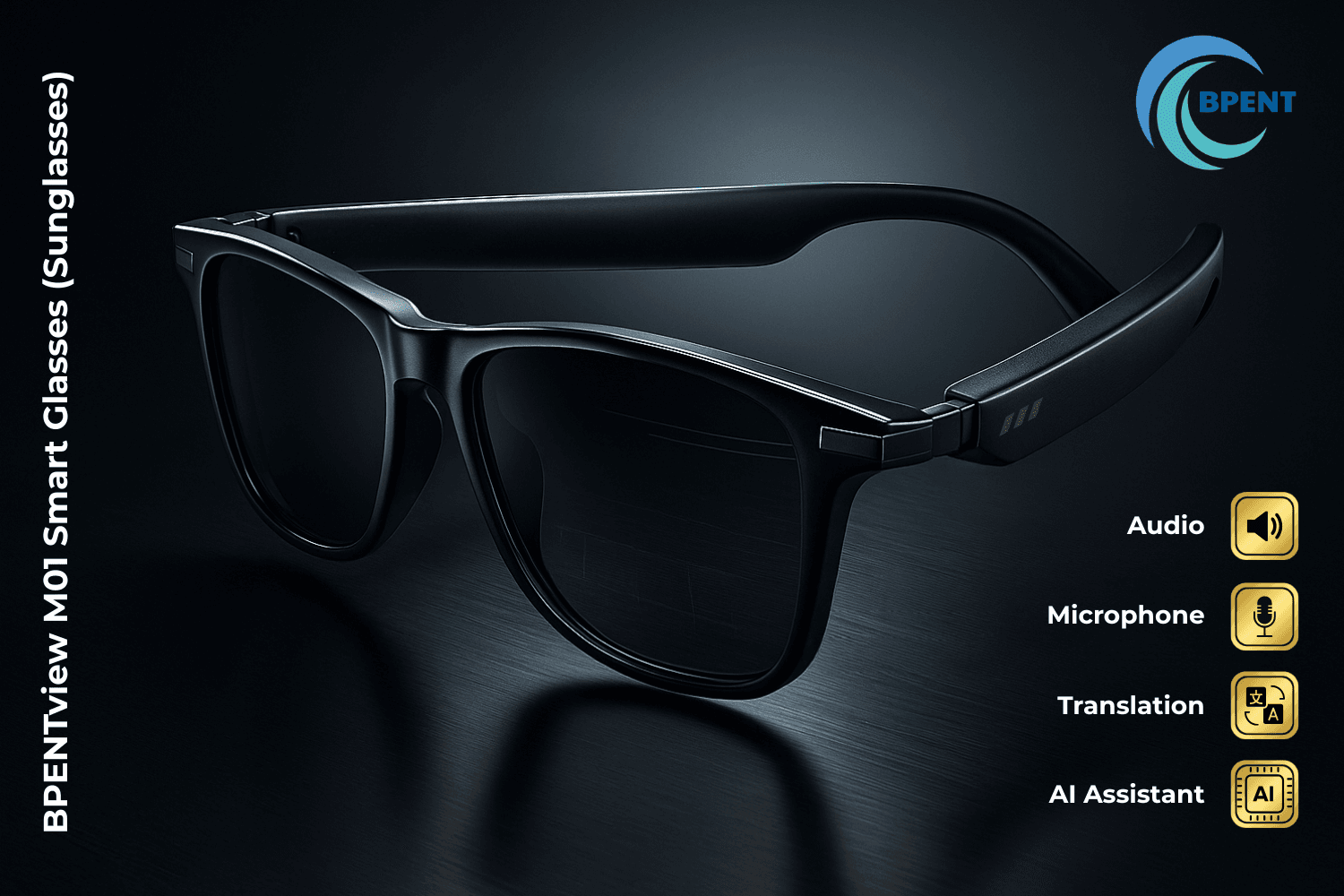 BPENTview M01 Audio Smart Glasses (Sunglasses) - Image 3